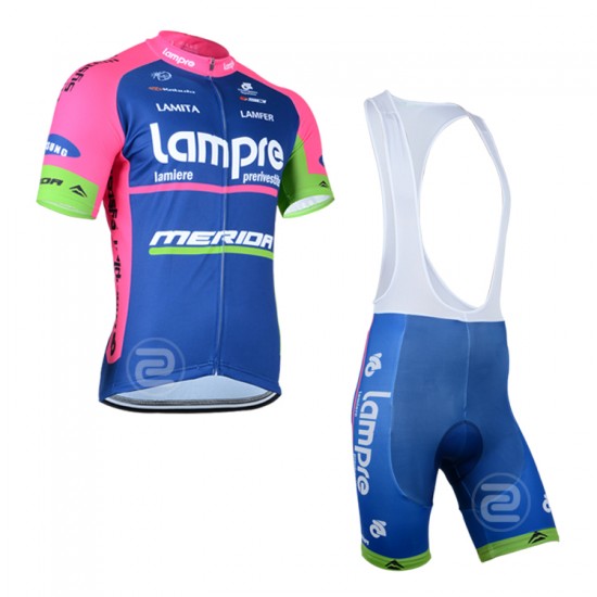 Lampre Merida 2014 Fietspakken Fietsshirt Korte+Korte koersbroeken Bib 1273