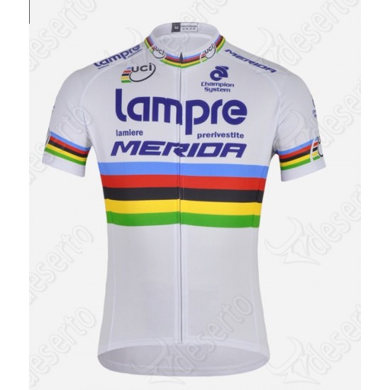 Lampre Merida 2014 Fietsshirt Korte mouw wit 1275