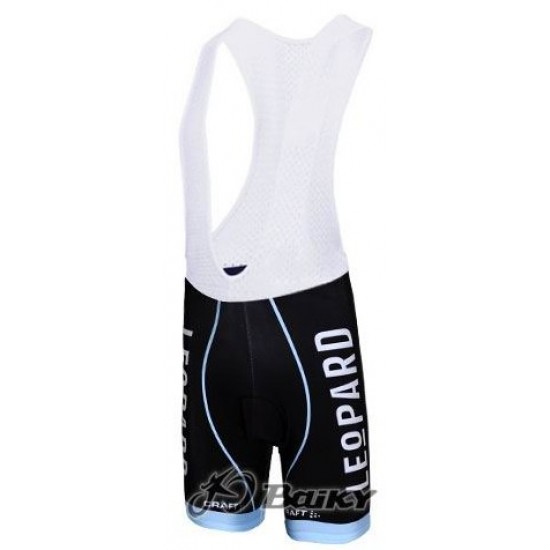 Leopard Trek Pro Team lange fietsbroeken Bib met zeem zwart blauw wit 4562