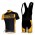 Livestrong Pro Team challenge Fietspakken Fietsshirt Korte+Korte koersbroeken Bib zwart geel 4274