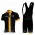 Livestrong Pro Team Nike Fietspakken Fietsshirt Korte+Korte koersbroeken Bib zwart geel 312