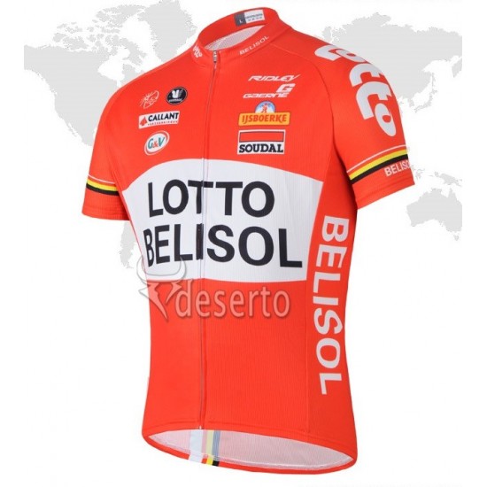 Lotto Belisol 2014 Fietsshirt Korte mouw 1293