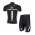 Merida 2014 Fietskleding Fietsshirt Korte Mouwen+Fietsbroek Korte zeem Black wit 1109