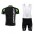 Merida 2014 Fietspakken Fietsshirt Korte+Korte koersbroeken Bib Black groen wit 1100