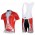 Nalini Pro Team Fietspakken Fietsshirt Korte+Korte koersbroeken Bibrood 4296