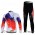 Nalini Pro Team Fietspakken Fietsshirt lange mouw+lange fietsbroeken rood wit 385
