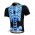 Northwave Pro Team Fietsshirt Korte mouw zwart blauw 419