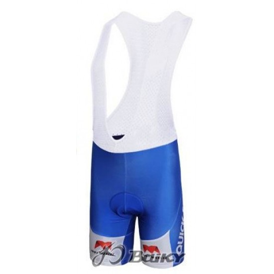 Omega Pharma-Quick Step innergetic Korte fietsbroeken Bib met zeem blauw wit 4579