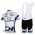 Orbea Pro Team Fietspakken Fietsshirt Korte+Korte koersbroeken Bib wit 4291