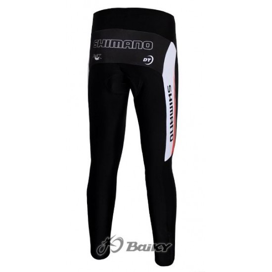 Shimano Pro Team lange fietsbroeken met zeem zwart wit rood 4788