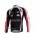 Shimano Pro Team Fietsshirt lange mouw zwart wit rood 4505