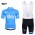 Team Sky 2014 Fietspakken Fietsshirt Korte+Korte koersbroeken Bib Blue 1337