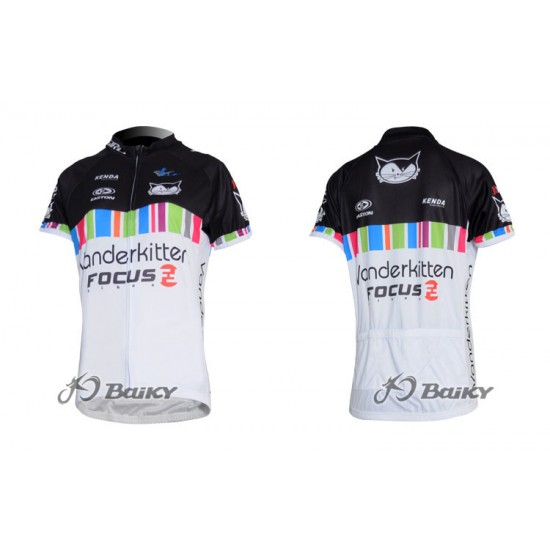Vanderkitten-Focus Pro Team Korte fietsbroeken met zeem Fietsshirt zwart wit Dames 3483