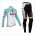 Bianchi 2014 Fietskleding Fietsshirt lange mouw+lange fietsbroeken Wit Blauw 852