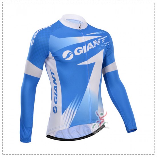 Giant 2014 Fietsshirt lange mouw Blauw 1072