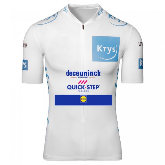 DECEUNINCK QUICK-STEP 2020 Tour De France wit Fietskleding Fietsshirt Korte Mouw 2018