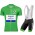 DECEUNINCK QUICK-STEP 2020 Tour De France groen Fietskleding Wielershirt Korte Mouw+Korte Fietsbroeken Bib 2008