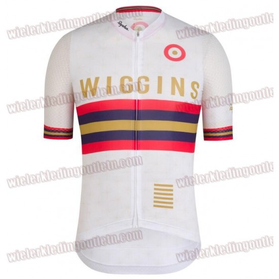 RAPHA WIGGINS PRO TEAM AERO wit Fietsshirt Korte Mouw 33nl10082