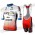 Burgos BH wit Fietskleding Set wielershirt korte mouwen+koersbroek kort Bib 33nl10214