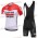 2018 Lotto Soudal Fietskleding Set wielershirt korte mouwen+koersbroek kort Bib 33nl10022