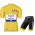 DECEUNINCK QUICK-STEP 2020 Tour De France geel Fietskleding Fietsshirt Korte Mouw+Korte Fietsbroeken 2024