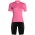 Dames CRAFT Essence Wielerkleding Wielershirt Korte Mouw+Korte Fietsbroeken Fuchsia K9285 K9285