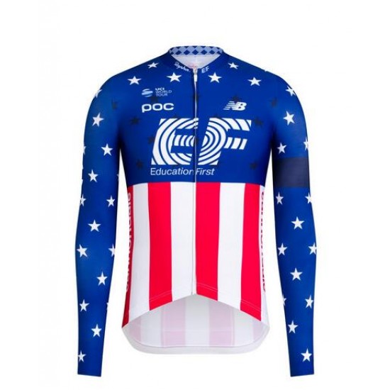 EF Pro Cycling USA National Champs Wielershirts lange mouw LWPMD LWPMD