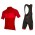 2020 ENDURA FS260-Pro Fietskleding Wielershirt Korte Mouw+Korte Fietsbroeken Bib Rood CTWQ9 CTWQ9