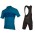 2020 ENDURA FS260-Pro Fietskleding Wielershirt Korte Mouw+Korte Fietsbroeken Bib Blauw MUJWK MUJWK