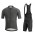 GORE WEAR GORE C3 Line Brand Fietsshirt Fietskleding kurzarm+Korte Fietsbroeken Bib Gris Zwart 624ET 624ET