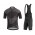 GORE WEAR GORE C3 Combat Fietskleding Wielershirt Korte Mouw+Korte Fietsbroeken Bib Gris Zwart 6T6RF 6T6RF