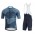 GORE WEAR GORE C3 Combat Fietskleding Wielershirt Korte Mouw+Korte Fietsbroeken Bib Blauw QONQQ QONQQ