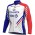 2020 GROUPAMA-FDJ Wielershirts lange mouw Wit Blauw Rood 2DHRG 2DHRG