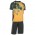 ION Traze AMP Fietskleding Bikeshirt+Bikeshorts Zwart Geel 1IA8L 1IA8L