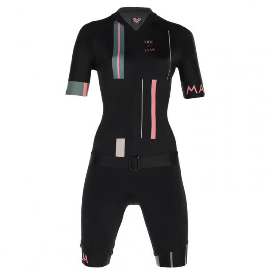 Dames MALOJA PuraM Fietskleding Zwart Rose ZS8DR ZS8DR