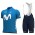 2020 Movistar Fietskleding Wielershirt Korte Mouw+Korte Fietsbroeken Bib BXAHE BXAHE