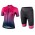 Dames NALINI Turin 2006 Wielerkleding Wielershirt Korte Mouw+Korte Fietsbroeken Fuchsia 86GHS 86GHS