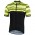 NALINI Chamonix 1924 Fietsshirt Korte Mouw Neon Geel Zwart 8PYVC 8PYVC