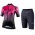 Dames NALINI Melbourne 1956 Wielerkleding Wielershirt Korte Mouw+Korte Fietsbroeken Zwart Fuchsia I6HMB I6HMB