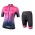 Dames NALINI Antwerp 1920 Wielerkleding Wielershirt Korte Mouw+Korte Fietsbroeken Fuchsia IBAB8 IBAB8