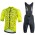 NALINI Sydney 2000 Fietskleding Wielershirt Korte Mouw+Korte Fietsbroeken Bib Zwart Geel Q08G1 Q08G1