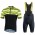 NALINI Chamonix 1924 Fietskleding Wielershirt Korte Mouw+Korte Fietsbroeken Bib Neon Geel Zwart ZVPPP ZVPPP
