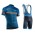 NORTHWAVE Origin Fietskleding Wielershirt Korte Mouw+Korte Fietsbroeken Bib Blauw Orange 7MN7I 7MN7I