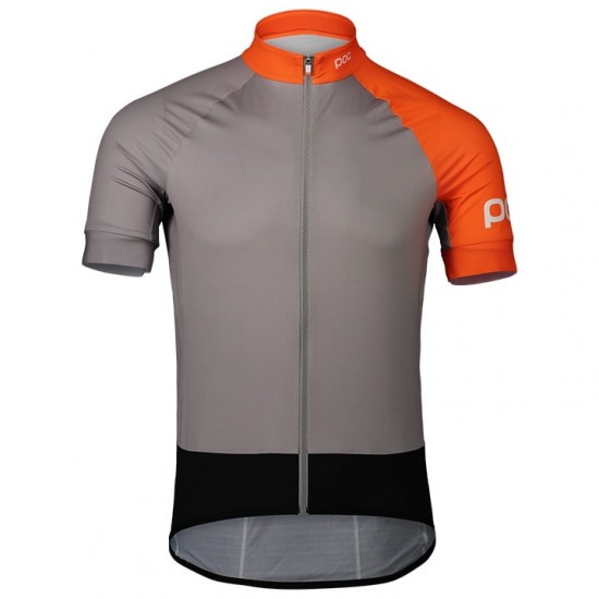 2020 POC Essential Road Fietsshirt Korte Mouw Gris Orange NG3H9 NG3H9