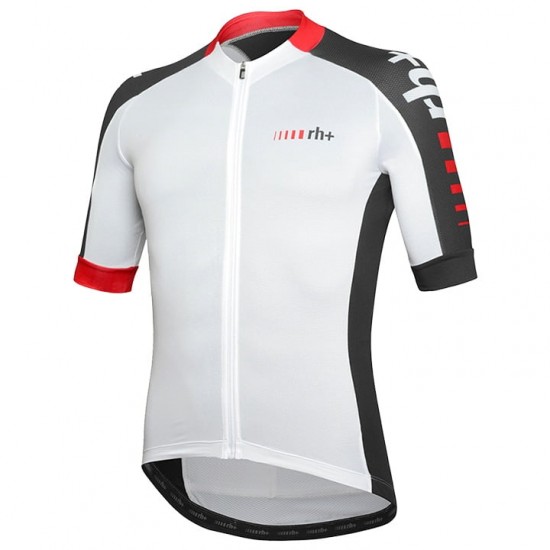 2020 RH+Logo Fietsshirt Korte Mouw Wit Zwart Rood 7EWVI 7EWVI