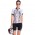 Dames RH+Venus Wielerkleding Wielershirt Korte Mouw+Korte Fietsbroeken Wit BW9VL BW9VL