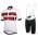 2020 RH+Snake Fietskleding Wielershirt Korte Mouw+Korte Fietsbroeken Bib Wit Rood P2YUG P2YUG