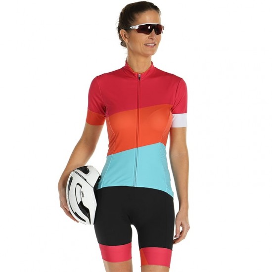 2020 Dames SHIMANO Sumire Wielerkleding Wielershirt Korte Mouw+Korte Fietsbroeken Blauw Rood Fuchsia BM6YQ BM6YQ