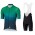 2020 SHIMANO Breakaway Fietskleding Wielershirt Korte Mouw+Korte Fietsbroeken Bib Groen FYHAL FYHAL