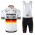 TEAM JUMBO-VISMA German Time Trial Champion 2020 Fietskleding Wielershirt Korte Mouw+Korte Fietsbroeken Bib B9U9M B9U9M